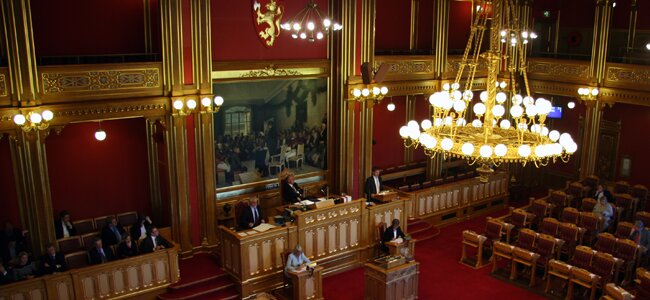 Stortinget, the Norwegian Parliament. Photo: Petter Foss / MFA.