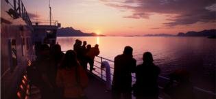 Midnight sun in Norway Photo: Frithjof Fure / Innovation Norway 